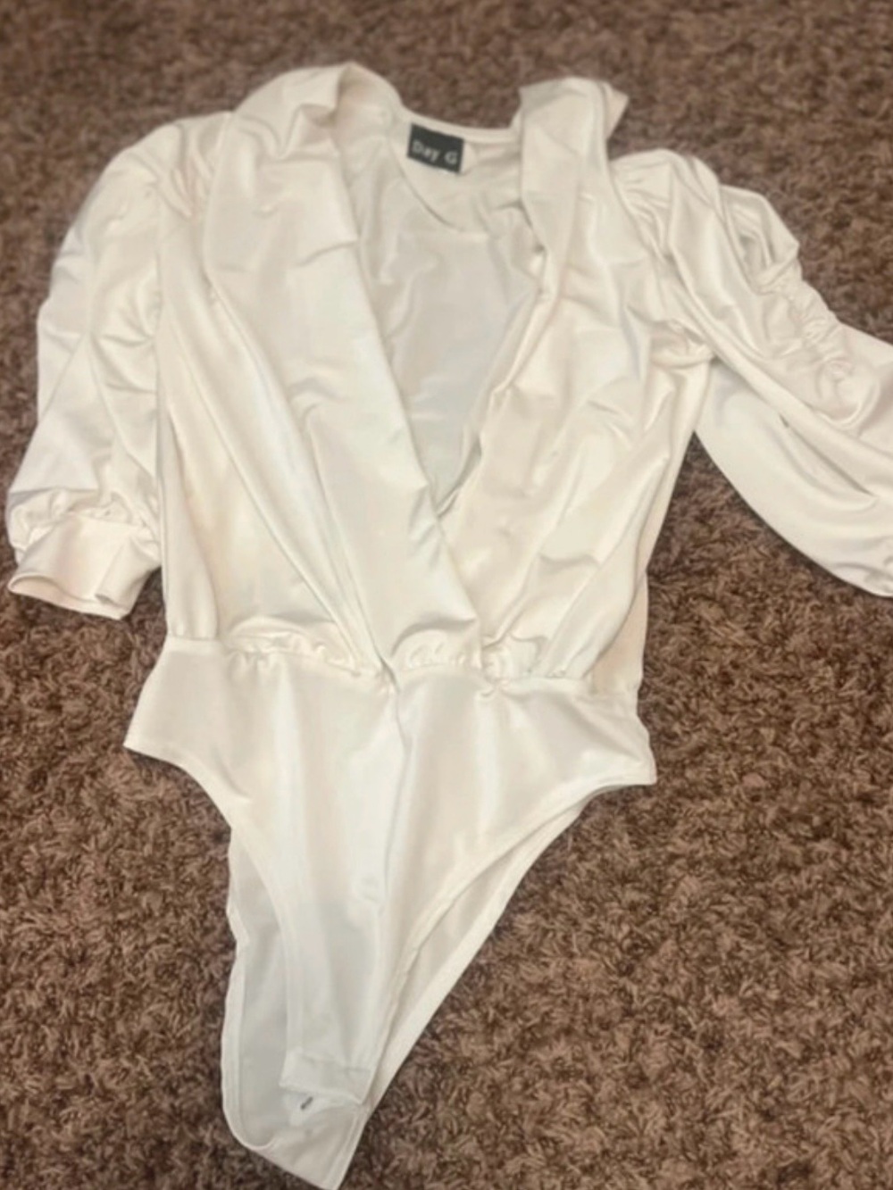 Medium white bodysuit